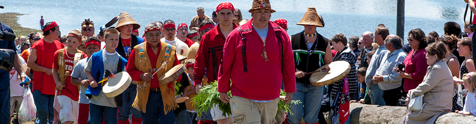 Qwuloolt Estuary Restoration Project of the Tulalip Tribes - Modern Day Salmon Ceremony